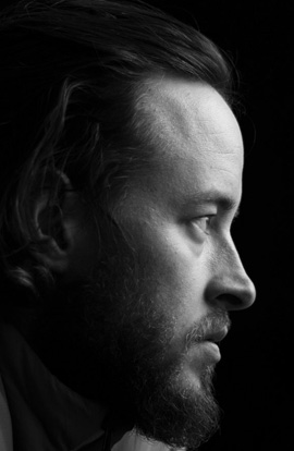 man in profile